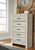 Bellaby Whitewash Five Drawer Chest