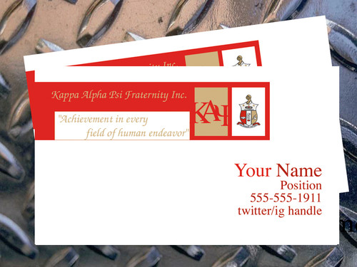 Kappa Alpha Psi Clothing® Business Card 102