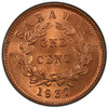1937-H Sarawak (Malaysia) One Cent, PCGS MS63 RD, KM-18, Nice BU Example