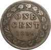 1888 Canada Large Cent, Repunched Middle "8" in Date