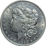 1898-S Morgan Silver Dollar, Slider AU to BU Details, Cleaned