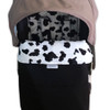 Faux Fur Black & White Snuggle Bag to fit Mountain Buggy
