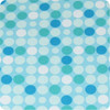 Retro Dots Aqua 100% cotton