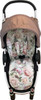 English Rose cotton unviversal pram liner set photographed in Steelcraft Agile