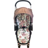 Peonies Universal Fit Cotton Pram Liner set (harness strap covers optional)