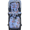 Indian Summer Cotton Pram Liner Set photographed in Uppababy Vista v3