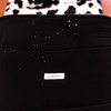 Faux Fur Black & White Waterproof Universal Fit Snuggle Bag detail