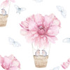 Up and Away Floral 100% Cotton
