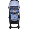 Steampunk Animals Blue Cotton Pram Liner to fit Uppababy