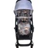 Steampunk Animals Graphite Cotton Pram Liner to fit Uppababy 