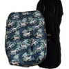 Leopard Black Waterproof Universal Fit Snuggle Bag consists of pram liner with zip on waterproof footmuff