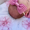 Up and Away Floral Cotton Waterproof Universal Bassinet Liner 