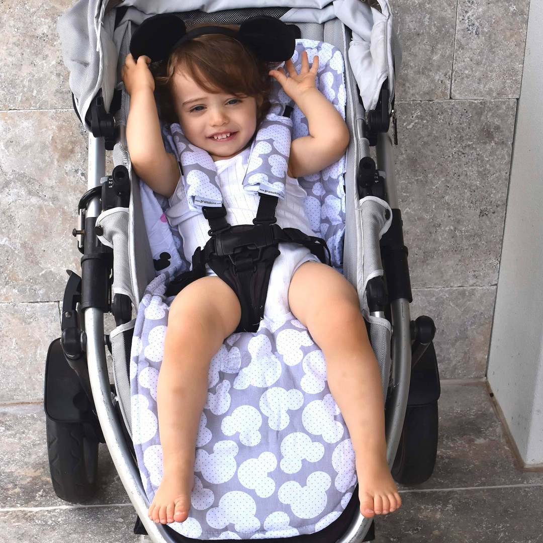 mickey cotton pram liner to fit Strider/Strider Plus/Compact/DLX