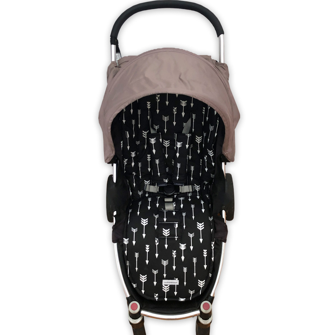 Arrows Black white pram liner universal fit - Main Image