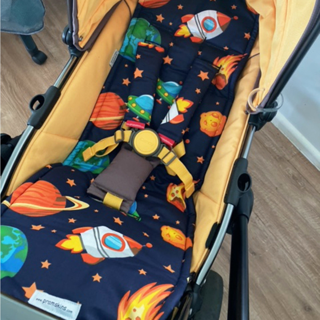 little space cotton pram liner for iCandy