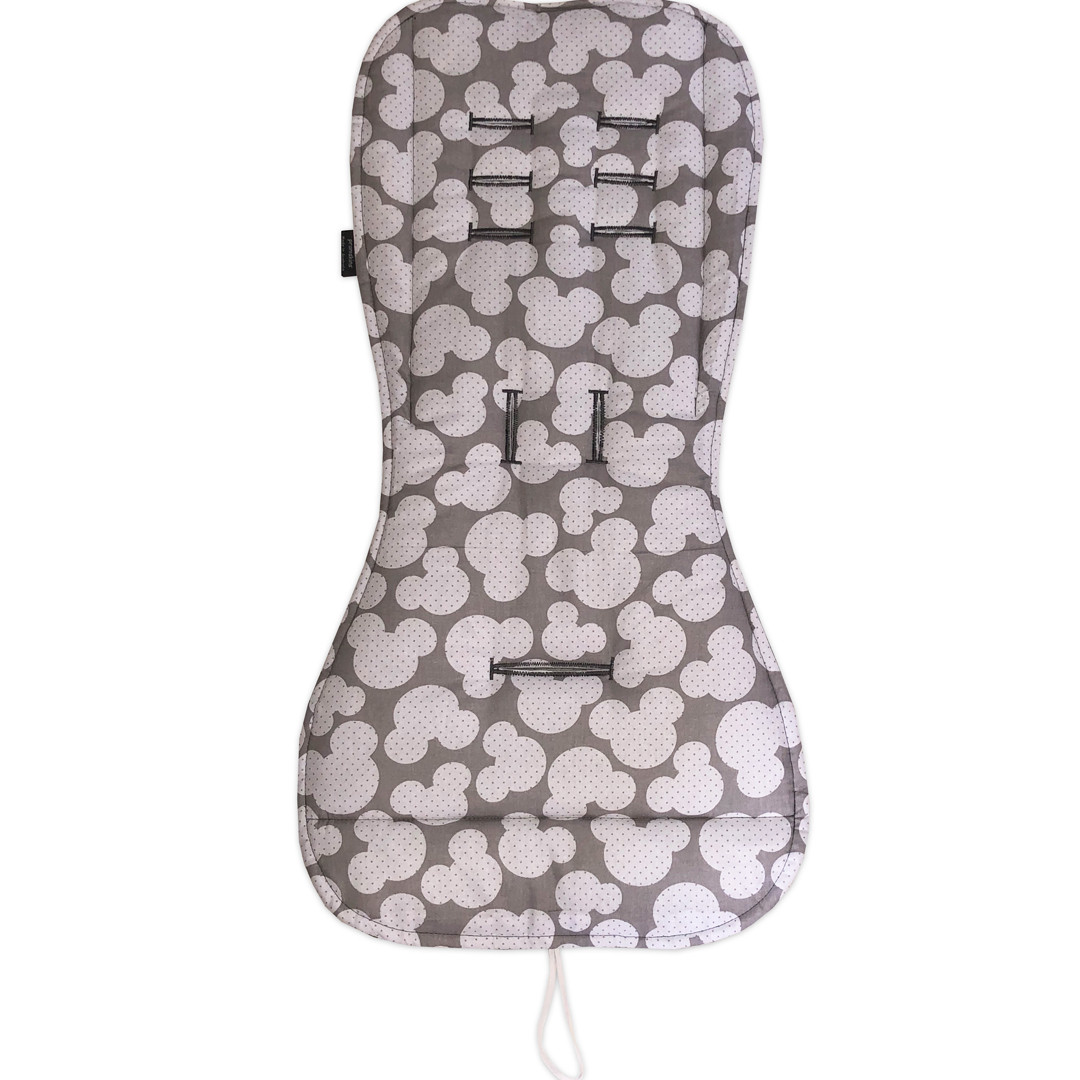 Kimono Blossom Red cotton pram liner to fit babyzen yoyo