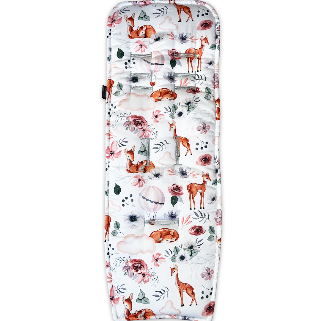 Baby Deer Cotton Pram Liner to fit Steelcraft Strider/Strider Plus - Main Image