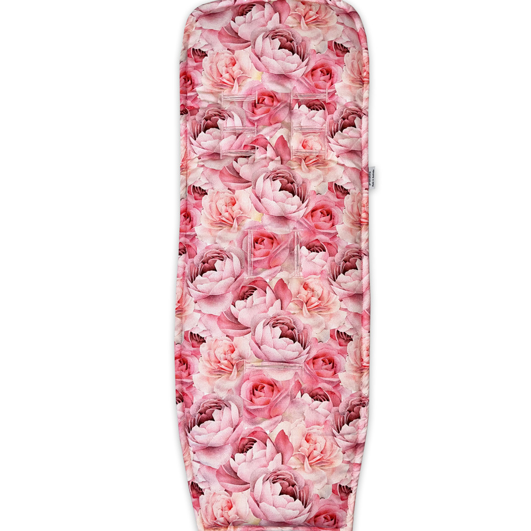 Roses Peonies Cotton Pram Liner for Strider