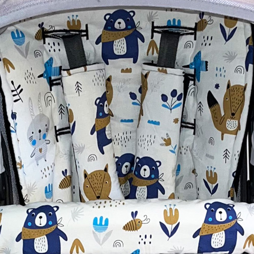Scandi Woodland Pram Liner to fit Strider, Strider Plus, Compact, DLX, Cruiser