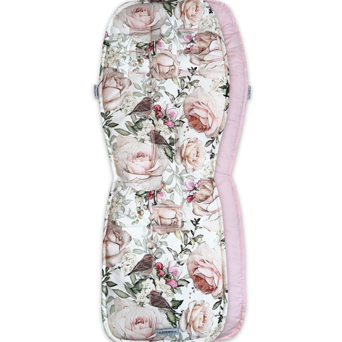 English Rose Cotton Pram Liner to fit Uppababy