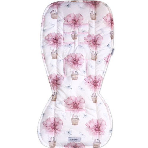 Up and Away Floral Cotton Pram Liner to fit Stokke Xplory, Crusi and Scoot