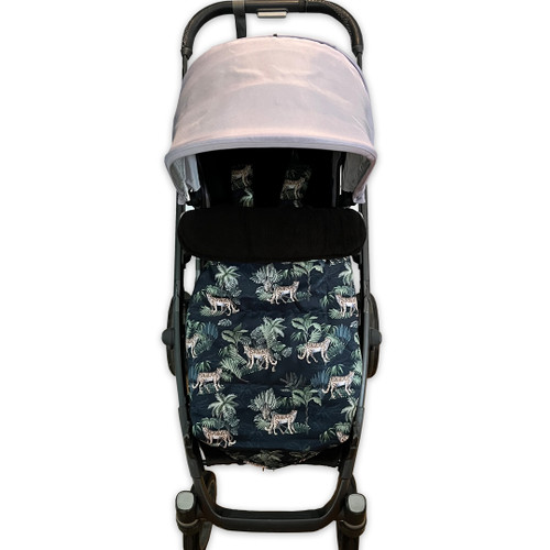 Leopard Black Waterproof Snuggle Bag to fit Uppababy 