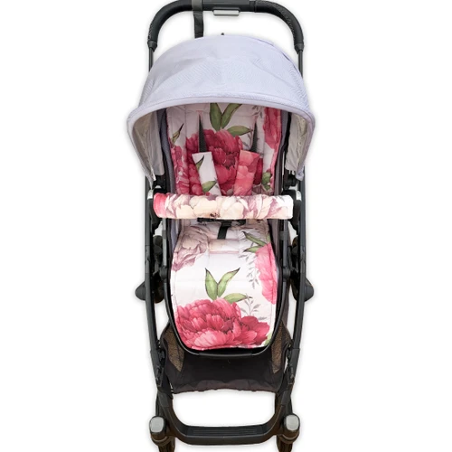 Peony Pink Universal Fit Cotton Pram Liner