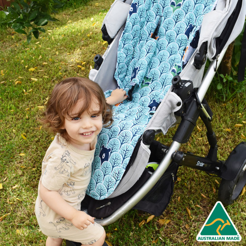 peekaboo cotton pram liner to fit strider
