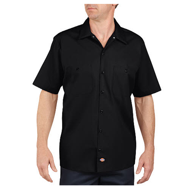 DICKIES  Men's Short Sleeve Industrial Work Shirt