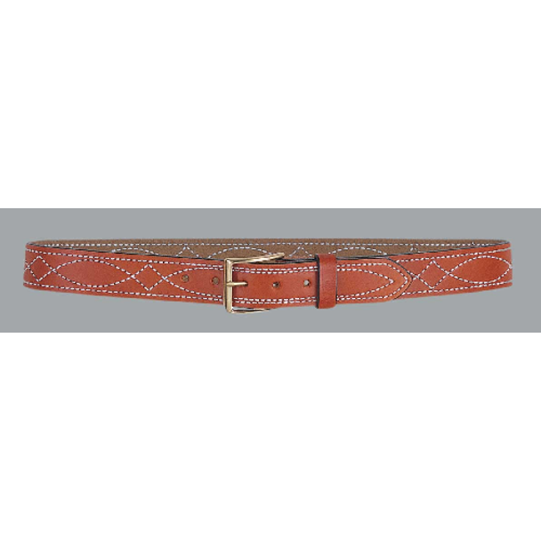 DESANTIS  1 1/2  Fancy Stitch Lined Belt