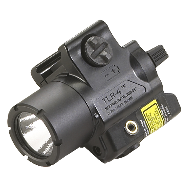 STREAMLIGHT, INC.  A TLR-4 Weapons Mounted Light With Rail Locating Keys For A Variety Of Weapons