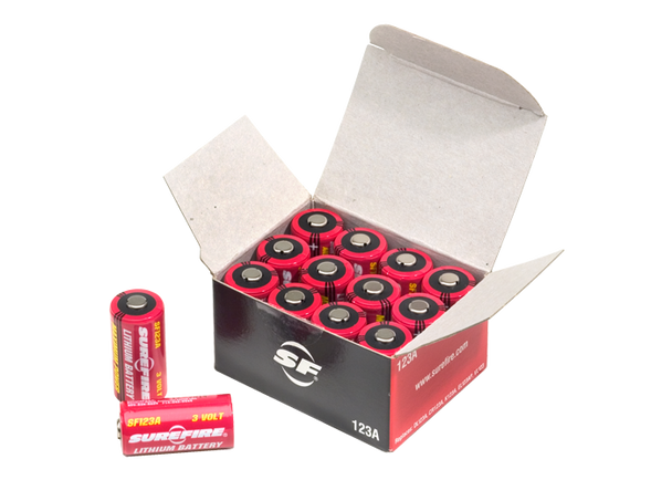 SUREFIRE Box of 12 SureFire 123A Lithium Batteries