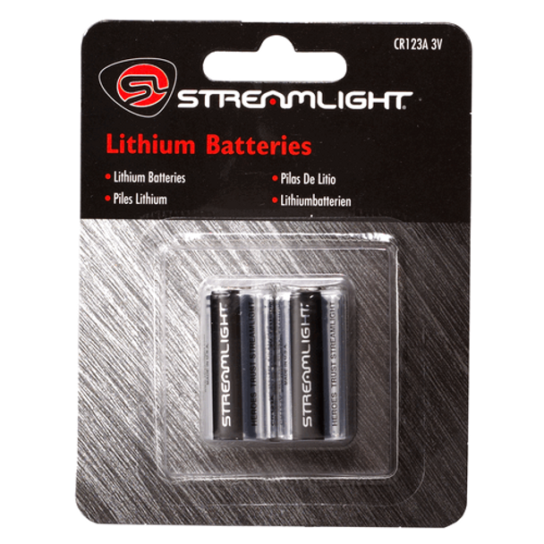 STREAMLIGHT, INC. 080926851757 3V CR123A Lithium Batteries (2 Pack)