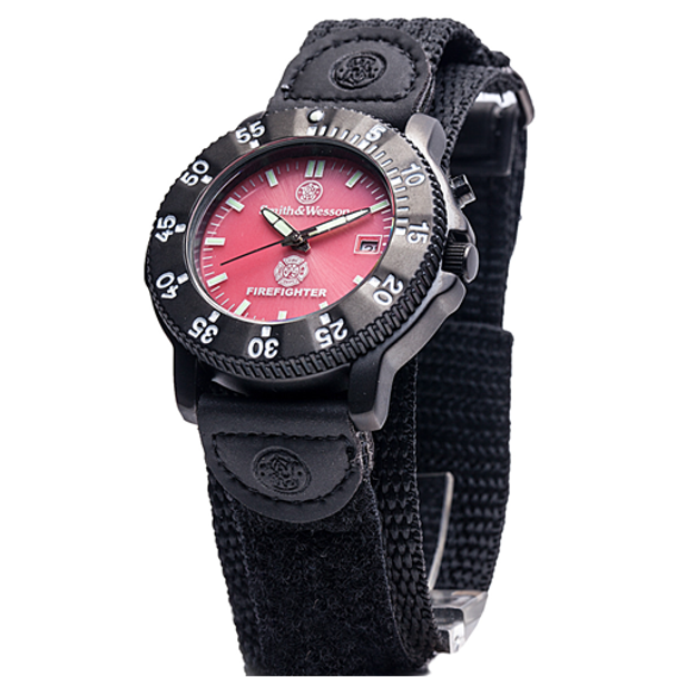 SMITH & WESSON 024718145594 Fire Fighter Watch - Back Glow