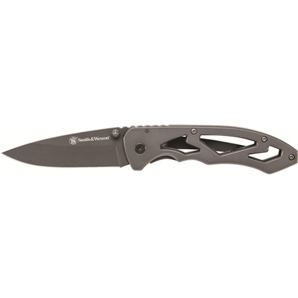 SMITH & WESSON 028634707157 Smith & Wesson Frame Lock Drop Point Folding Knife