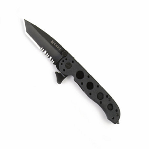 COLUMBIA RIVER KNIFE 794023121643 Columbia River - M16-12 Glass Filled Nylon Law Enforcement - Tanto, Triple-Point Serrations, Black Glass Filled Nylon Handle, LAWKS