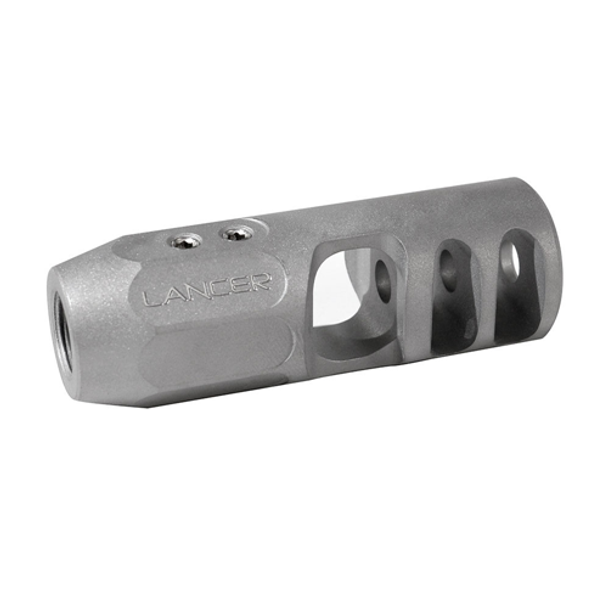 LANCER 738435616717 Nitrous compensator-.223/5.56mm-Stainless Steel