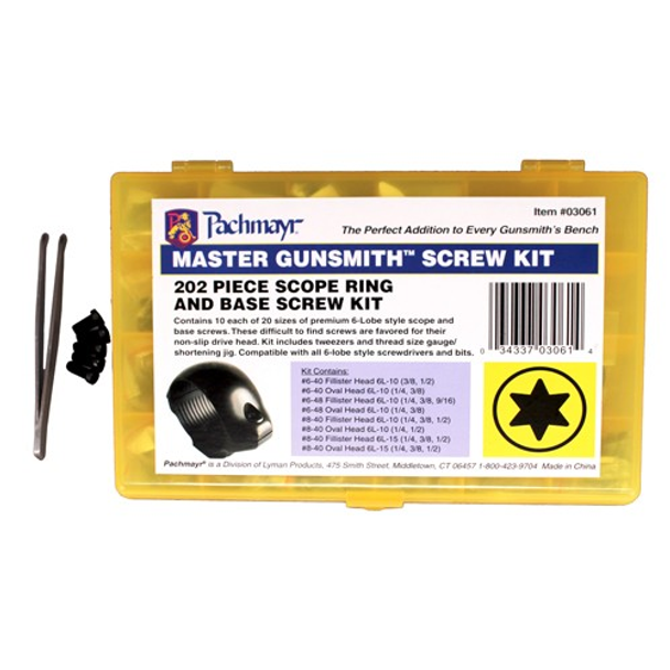 PACHMAYR 034337030614 Master Gunsmith Torx Head Screw Kit