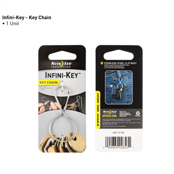 NITE-IZE 094664028531 Infini-Key Clip