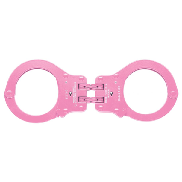 PEERLESS HANDCUFF COMPANY 817086010782 850CP Colored Hinged Handcuff, Pink