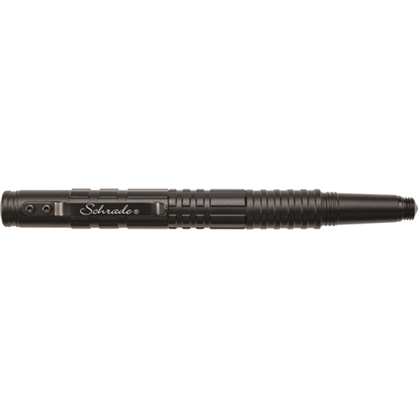 SCHRADE 044356216128 Schrade Survival Tactical Pen w/ Ferro Rod and Survival Whistle Black