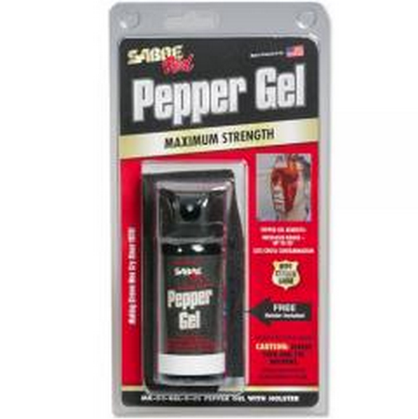 SABRE 023063153001 SABRE Red USA 1.8 oz Flip-Top w/Holster - GEL