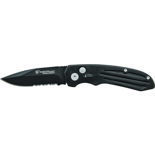 SMITH & WESSON 028634500024 Smith & Wesson Extreme Ops Push Button Lock Folding Knife