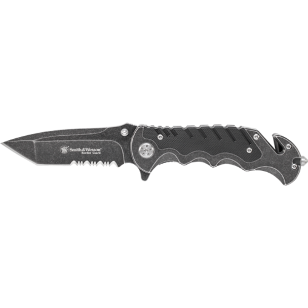 SMITH & WESSON 028634708550 Smith & Wesson Border Guard Liner Lock Folding Knife