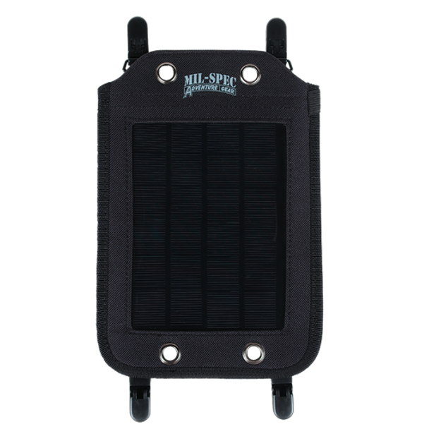 VOODOO TACTICAL 783377113275 Mil-Spec MSP Portable Solar Charger - Black