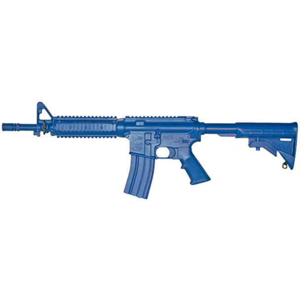 BLUE TRAINING GUNS BY RINGS  Blue Training Guns - M4 Commando Flat Top Open Stock Forward Rail