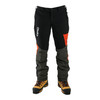 Clogger Black-Red Zero Men's Chainsaw Trouser Front