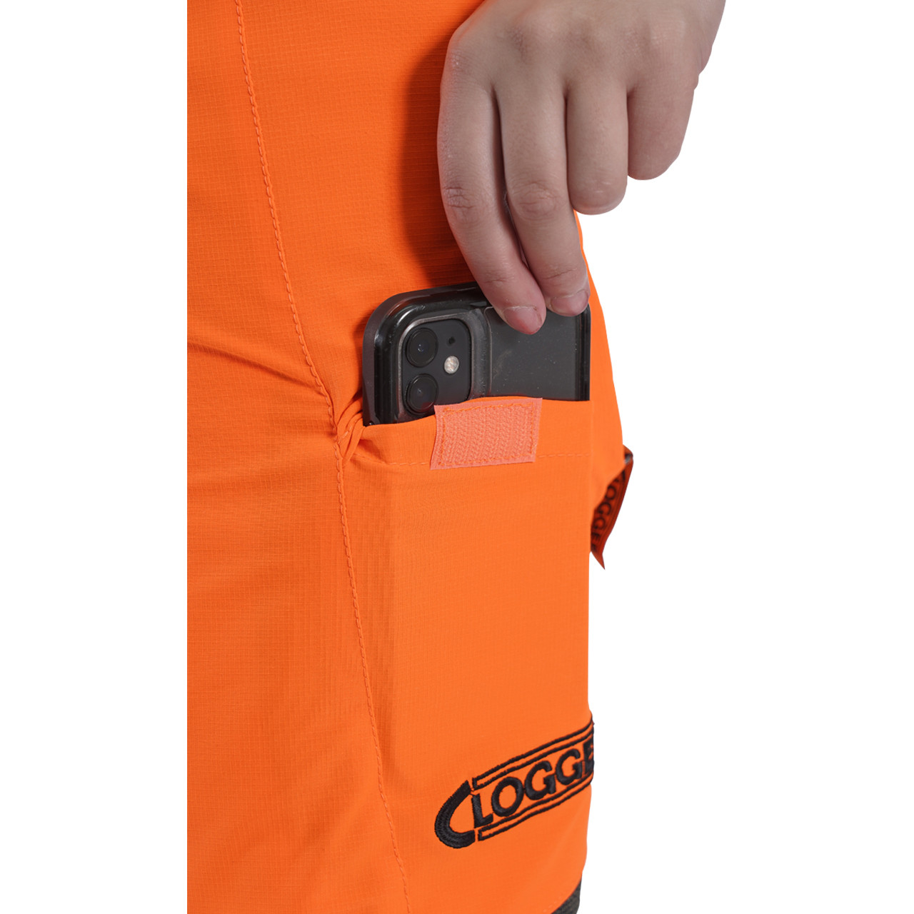 Clogger Zero Light and Cool Women's Chainsaw Pants in Hi Vis