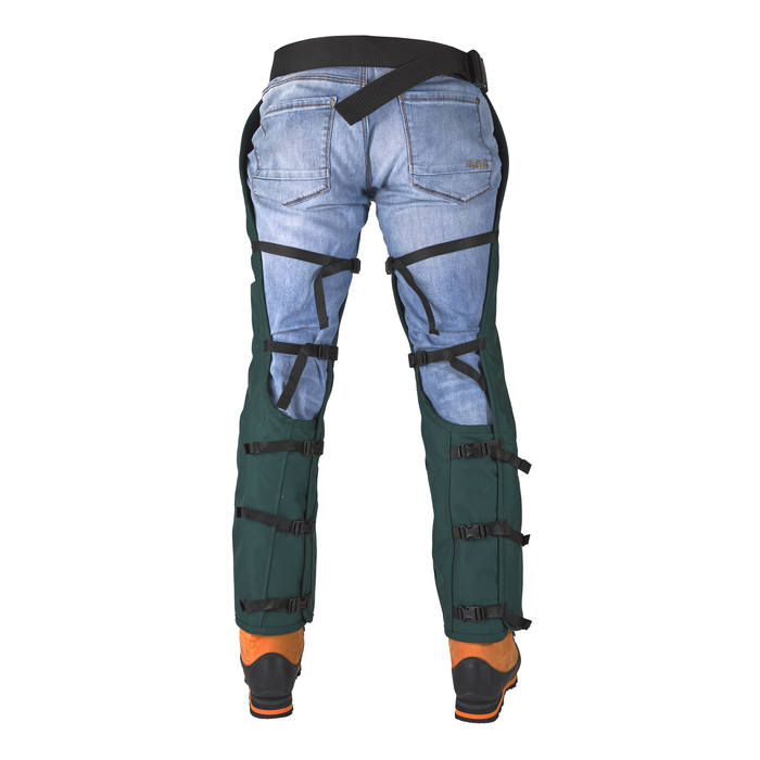 ●no content.● 208. Zippered Suspender OPS _ Charcoa Clogger DefenderPRO Gen2 – Tough UL Chainsaw Pants with 360