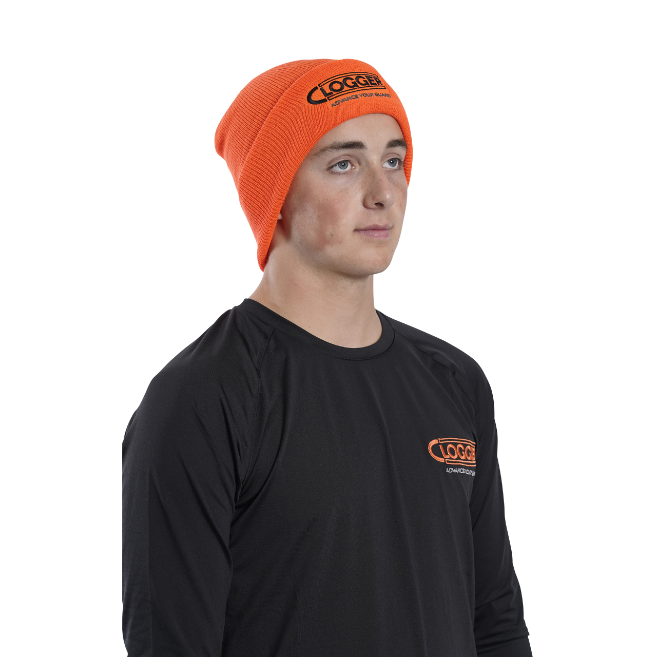 Clogger High-Vis Orange Beanie – Warm, Comfortable & Safety